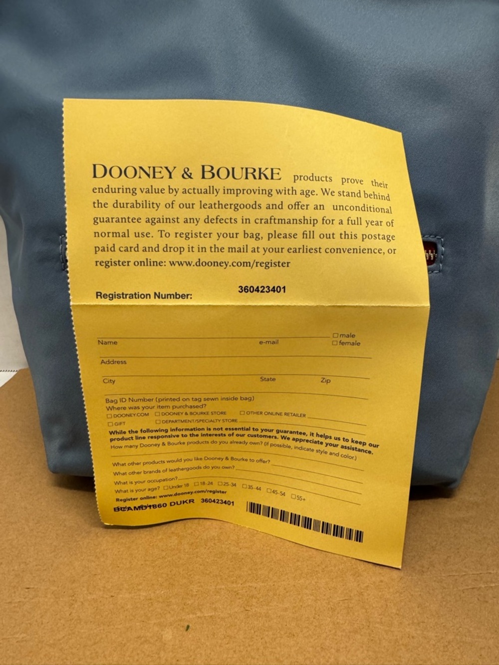 Dooney & Bourke Wayfarer Small Nylon Hobo Crossbody with Leather Trim - Picture 6 of 9